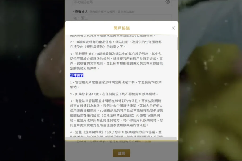 不過該網站導向卻是前往TU娛樂城